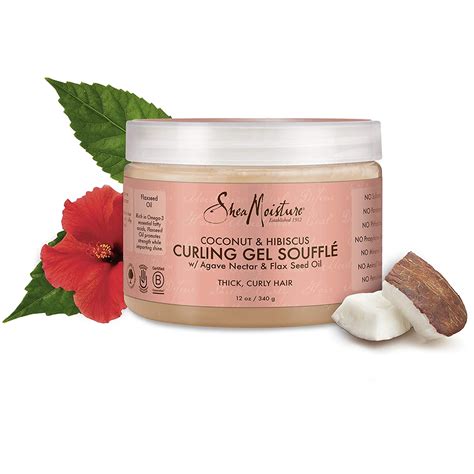 Shea Moisture Coconut Hibiscus Curling Gel Souffl Pamir Hairfashion