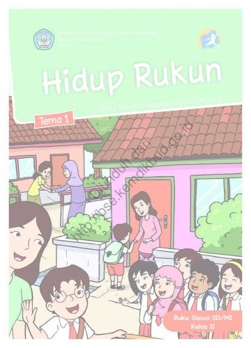 Buku Tema 1 Kelas 2 SD Hidup Rukun