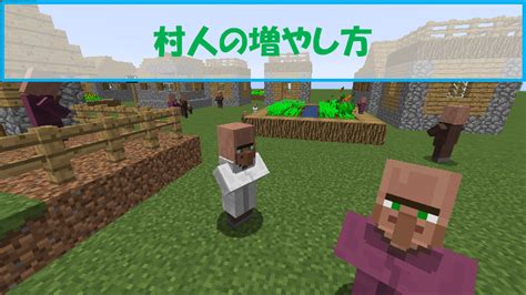 マイクラ 村人増やす方法 125267 マイクラ 村人増やす方法