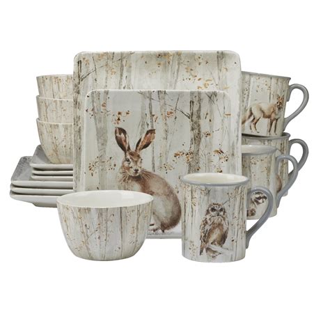 Woodland Walk 16pc Dinnerware Set