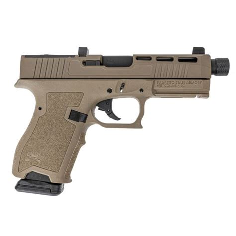 Psa Dagger Compact 9mm Pistol With Sw2 Extreme Carry Cut Rmr Slide And Threaded Barrel Flat Dark