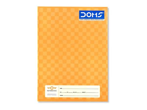 Doms A4 Register Single Line 124 Pages Pack Of 6 Stationerydukan