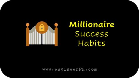 Millionaire Success Habits - Pinoy Success Secrets