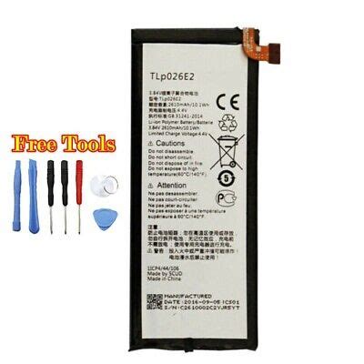 New TLp026E2 Battery For Alcatel One Touch Idol 4 OT 6055B 6055H 6055K