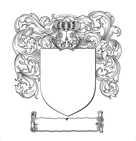 Coat Of Arms Template Vector at GetDrawings | Free download