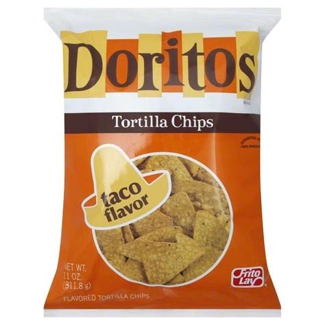 Doritos Taco Flavored Tortilla Chips 11 Oz