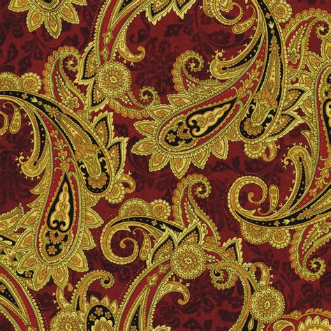 2794 004 Casablanca Paisley Sienna Fabric RJR Fabrics