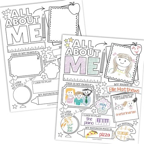 All About Me Posters For Elementary Classroom Set Philippines Ubuy