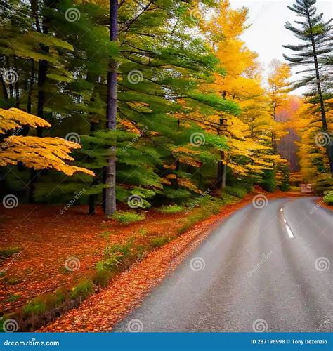 Acadia National Park Autumn View Stock Photo Image Of Wood Autumn