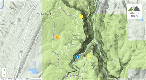 Cloudland Canyon State Park camping - Atlanta Trails