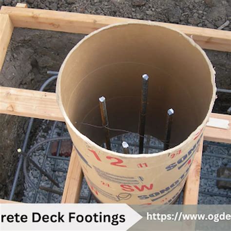 Deck Footings Your Foundation For Outdoor Living Ogden Deck Depot