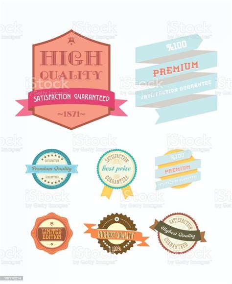 Vintage Labels Illustration Stock Illustration Download Image Now