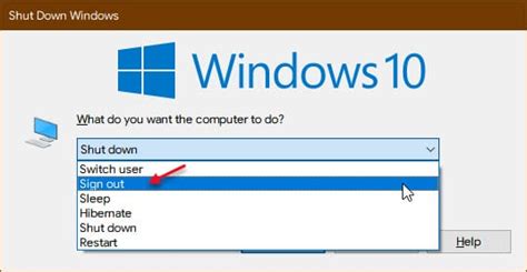 Windows Logoff Shortcut How To Log Off Windows 10