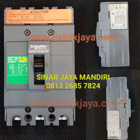 Jual Mccb A Pole Ka Ezc F Schneider Sinar Jaya Mandiri Kenari Mas