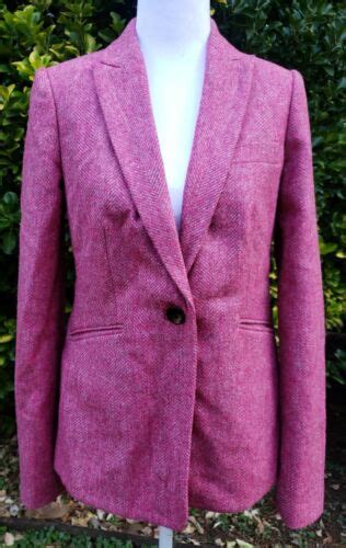 Boden Tweed Blazer Jacket Gem