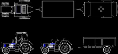 Tractor D Dwg Plan For Autocad Designs Cad