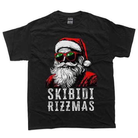 Skibidi Rizzmas Christmas Rizz Santa Claus Charismas Cool T Shirt