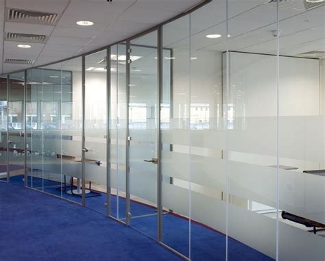 Single Glazed Frameless Glass Partitions Walls Avanti Systems Usa