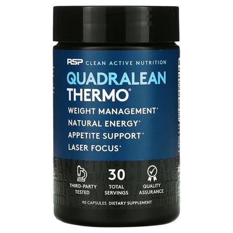 Rsp Nutrition Quadralean Thermo 90 Capsules For Weight Loss