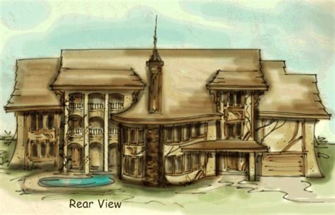 Castle house plan, Unique house plans exclusive collection