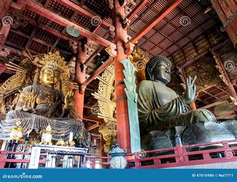 The Great Buddha Image, Nara, Japan 2 Stock Photo - Image of heritage ...