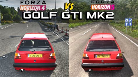 Forza Horizon Vs Forza Horizon Sound Comparison Volkswagen Golf