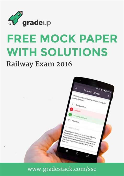 PDF FREE Mock Paper For Railway 2016 Exam Attempt Here 2 FREE Mock