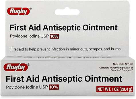 Povidine First Aid Ointment 1oz - 10% Povidone Iodine for Cuts, Scrapes ...