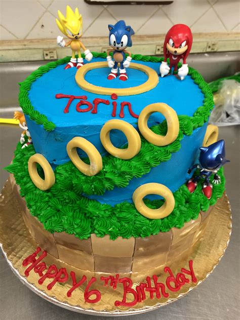 Sonic Cake Ideas