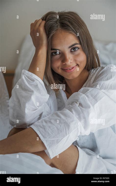 Smiling In Bed Hi Res Stock Photography And Images Alamy