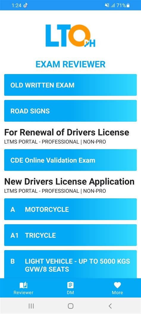 LTO PH LTMS Exam Reviewer APK Para Android Descargar