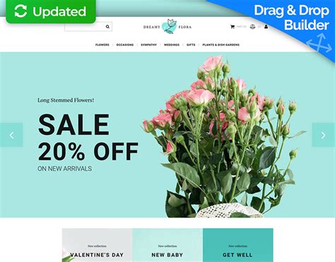 Vertr Umte Flora Blumenladen Motocms E Commerce Vorlage