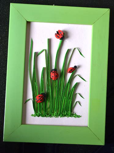 LADY BUG PAPER QUILLING Lady Bug Paper Quilling Senikr Flickr