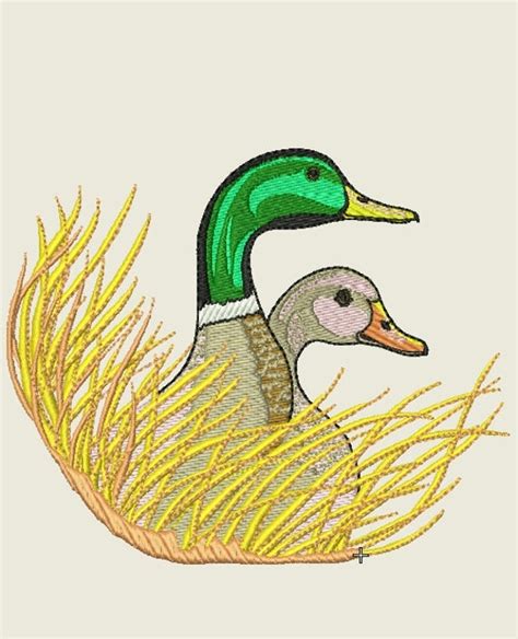 Mallard Duck Embroidery Design By Sx3embroidery On Etsy