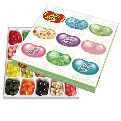 Jelly Belly Easter 20 Flavors Jelly Beans Sampler: 8.5-Ounce Gift Box ...