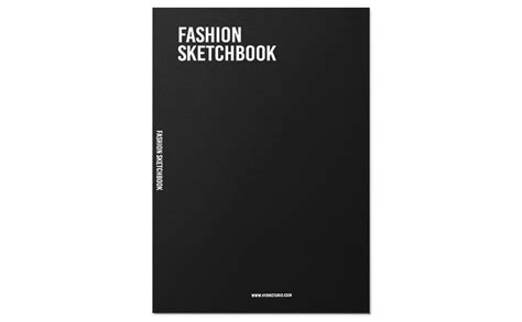 Updated Black Cover Edition Fashion Sketchbook With Figure