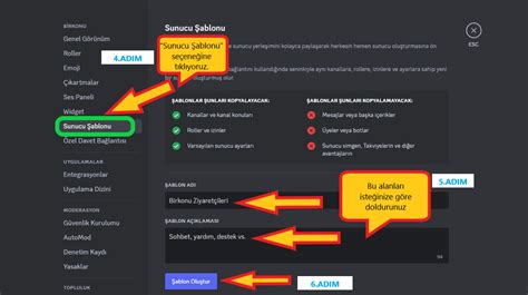 Discord Sunucu Şablonları Nasıl Oluşturulur Birkonu