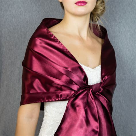 Burgundy Wine Wrap Shawl Bolero Bridal Spain