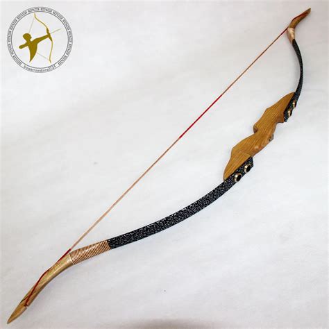 50lbs28 Take Down Black Flower Design Archery Handmade Traditional