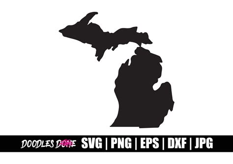 Michigan State SVG Graphic by Doodlesdone · Creative Fabrica