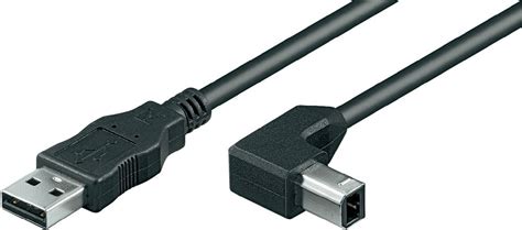 Goobay Usb Hi Speed Kabel A Stecker B Winkelstecker