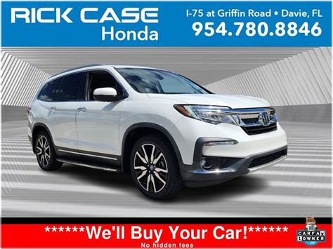 Used 2020 Honda Pilot For Sale At Rick Case Best Value Vin 5fnyf6h08lb040339