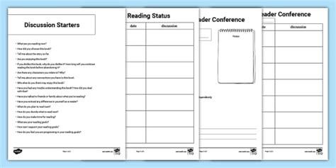 Guided Reading Conference Forms Teacher S Week Twinkl Usa