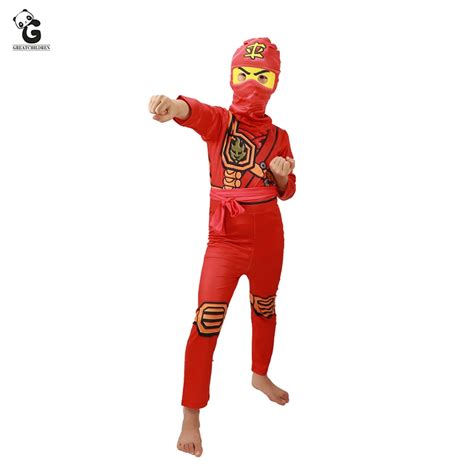 Ninjago Costume Kids Jumpsuits Ninja Halloween Costumes for Kids ...