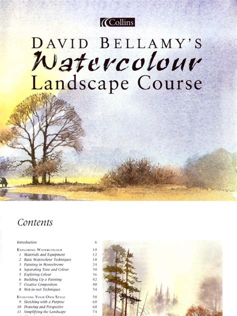 David Bellamy Watercolour Landscape Pdf Download Free Pdf Paintings