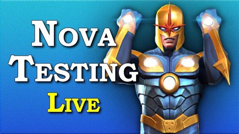 Nova Testing Live Marvel Contest Of Champions Live Stream Youtube