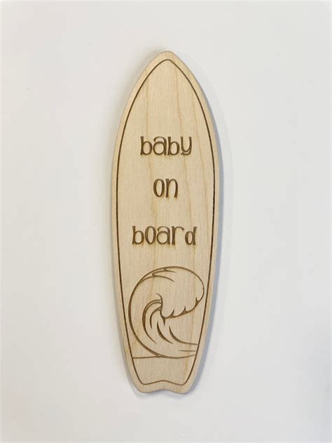 Baby On Board Pregnancy Announcement Surf Baby Announcement