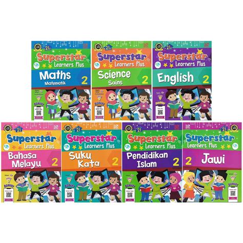 Superstar Learners Plus 2 Math Sains English Bahasa Melayu Suku Kata