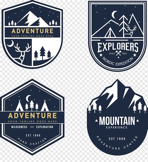 Logotipo De Camping De Aventura De Monta A Png Pngwing