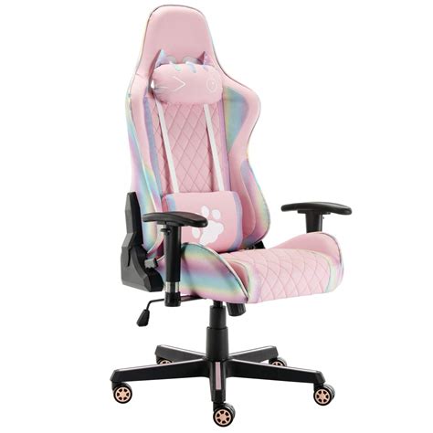 Buy Computer Gaming Chair Ergonomic Cute Kitty Cat Pc Gamer Chair For